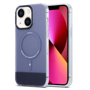 For iPhone 13 PC + TPU IMD MagSafe Magnetic Phone Case(Black)