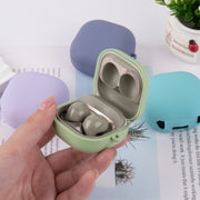 For Samsung Galaxy Buds Live / Buds2 Pro PC Lining Silicone Bluetooth Earphone Protective Case(Black)