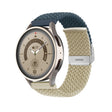 20mm Buckle Braided Nylon Watch Band(Dark Blue Beige) - 20mm Bands by PMC TechLife | Online Shopping South Africa | PMC TechLife