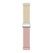 20mm Buckle Braided Nylon Watch Band(Starlight Silty Sand)