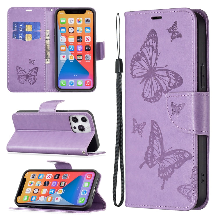 For Xiaomi Poco F5 5G / Redmi Note 12 Turbo Two Butterflies Embossing Leather Phone Case(Purple) - free shipping - PMC TechLife - Order now!