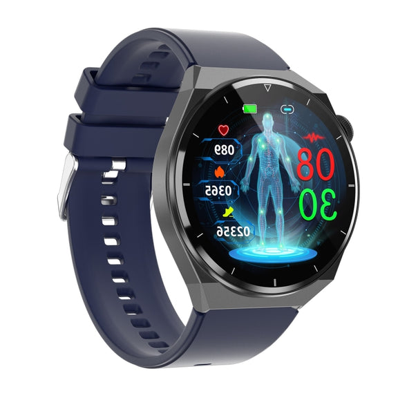 TK20 1.39 inch IP68 Water-resistant Silicone Band Smart Watch Supports ECG / Remote Families Care / Body Temperature Monitoring(Blue)