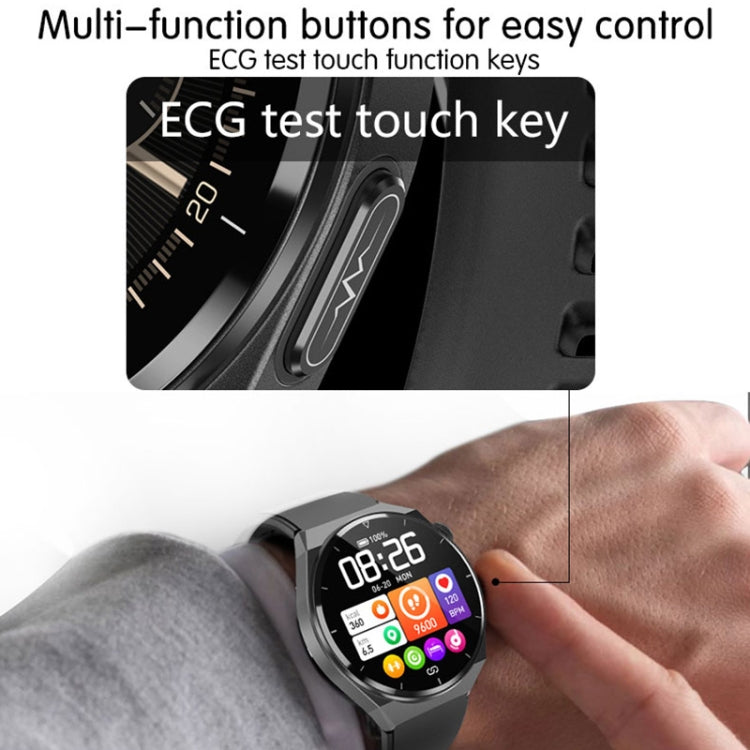 TK20 1.39 inch IP68 Water-resistant Silicone Band Smart Watch Supports ECG / Remote Families Care / Body Temperature Monitoring(Blue)