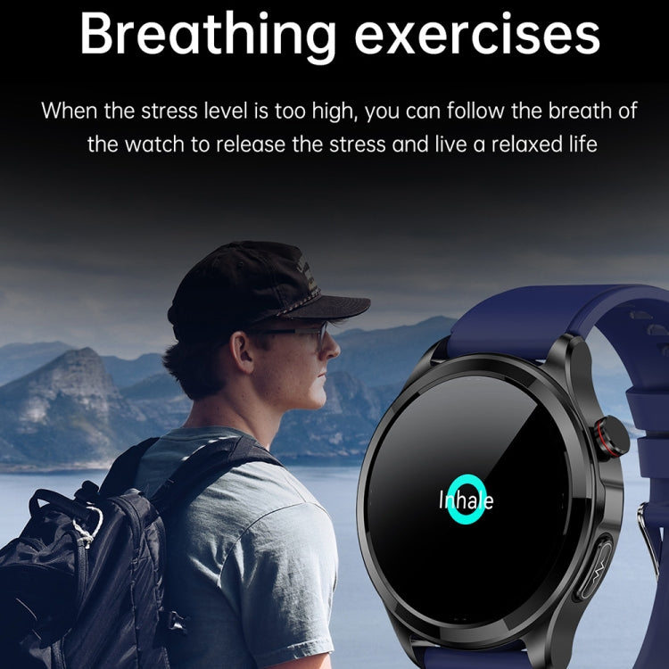 TK22 1.39 inch IP67 Waterproof Silicone Band Smart Watch Supports ECG / Non-invasive Blood Sugar(Red) - Smart Watches by PMC TechLife | Online Shopping South Africa | PMC TechLife