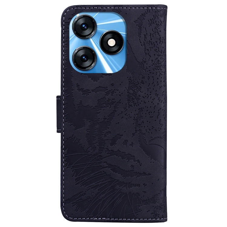 For Tecno Spark 10 / Spark 10C Tiger Embossing Pattern Flip Leather Phone Case(Black) - free shipping - PMC TechLife - Order now!