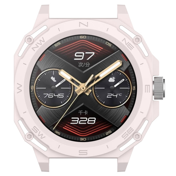 For Huawei Watch GT Cyber Armor Hollow Watch Protective Case(Pink)