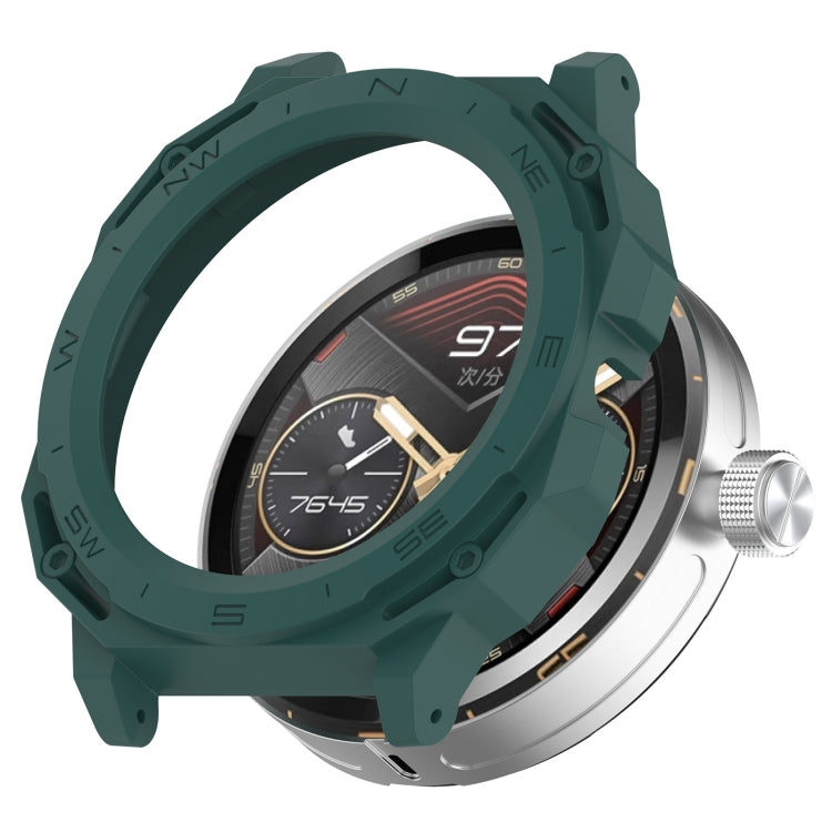 For Huawei Watch GT Cyber Armor Hollow Watch Protective Case(Dark Green) - Watch Cases by PMC TechLife | Online Shopping South Africa | PMC TechLife