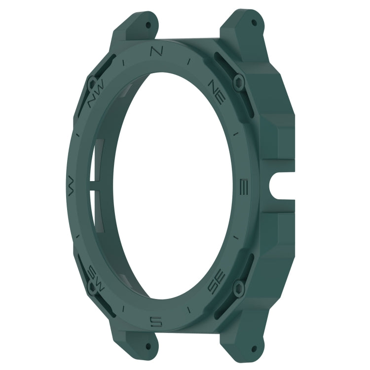 For Huawei Watch GT Cyber Armor Hollow Watch Protective Case(Dark Green)