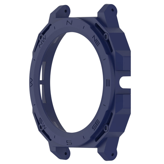 For Huawei Watch GT Cyber Armor Hollow Watch Protective Case(Midnight Blue)