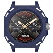 For Huawei Watch GT Cyber Armor Hollow Watch Protective Case(Midnight Blue)