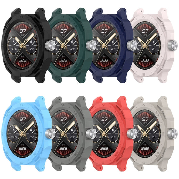 For Huawei Watch GT Cyber Armor Hollow Watch Protective Case(Dark Green)
