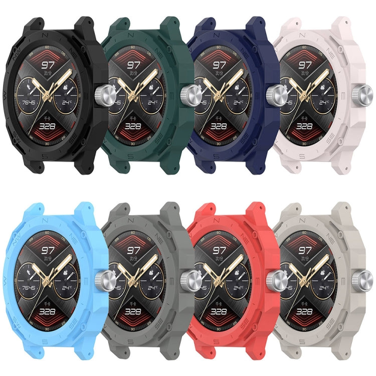 For Huawei Watch GT Cyber Armor Hollow Watch Protective Case(Dark Green)