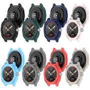 For Huawei Watch GT Cyber Armor Hollow Watch Protective Case(Dark Green)
