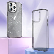 For iPhone 13 Pro Max Star Solid Color Phone Case(Black)