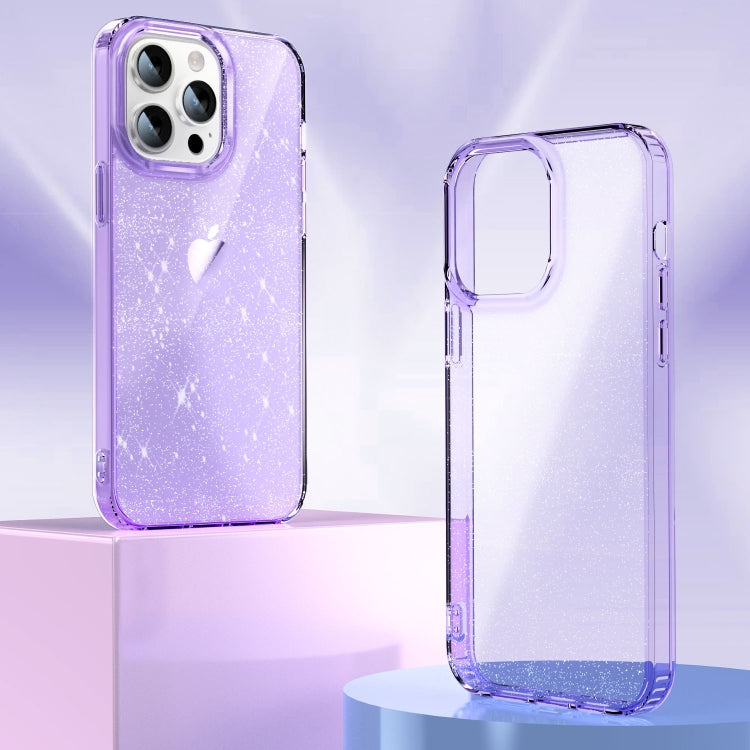 For iPhone 13 Pro Star Solid Color Phone Case(Purple)