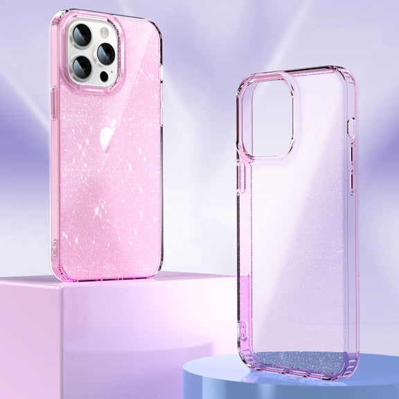 For iPhone 12 Pro Max Star Solid Color Phone Case(Pink)