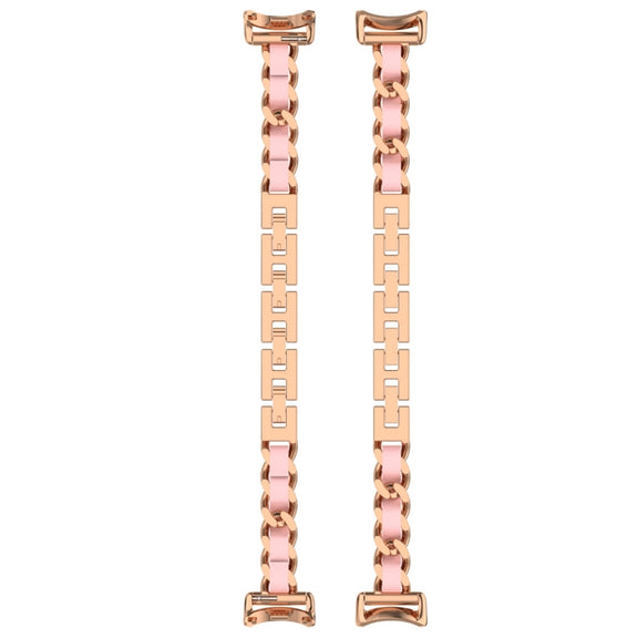 For Xiaomi Mi Band 8 Bracelet Replacement Watch Band(Rose Gold)