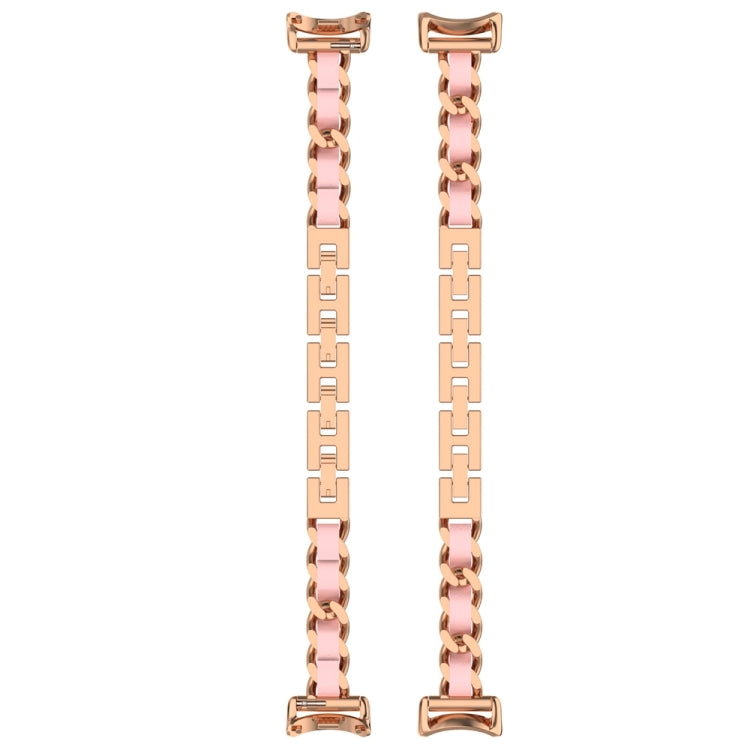 For Xiaomi Mi Band 8 Bracelet Replacement Watch Band(Rose Gold)