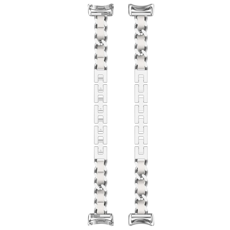 For Xiaomi Mi Band 8 Bracelet Replacement Watch Band(Silver)