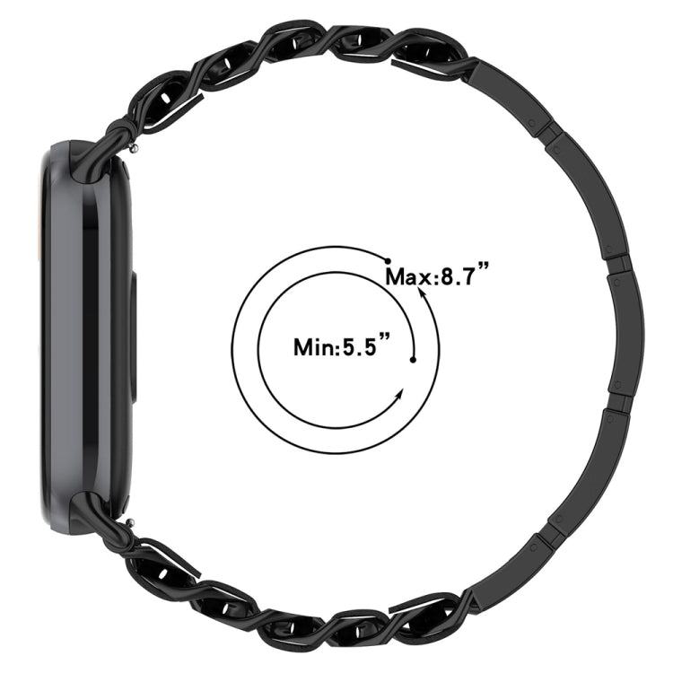 For Xiaomi Mi Band 8 Bracelet Replacement Watch Band(Black) - Watch Bands by PMC TechLife | Online Shopping South Africa | PMC TechLife