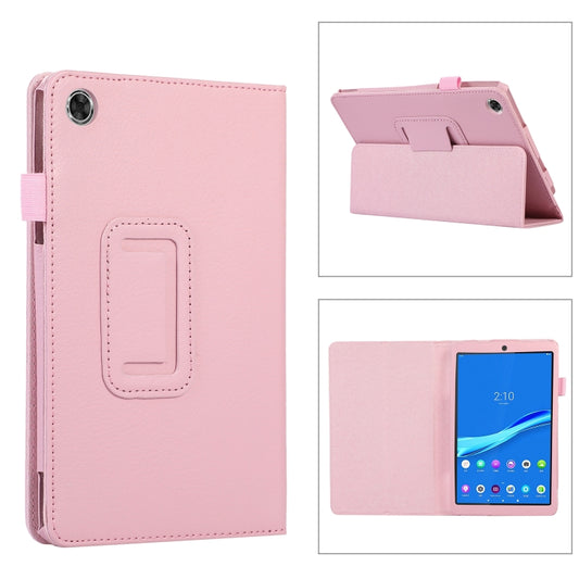 For Lenovo Tab M8 4th Gen Litchi Texture Leather Tablet Case(Pink) - free shipping - PMC Jewellery - Order now!