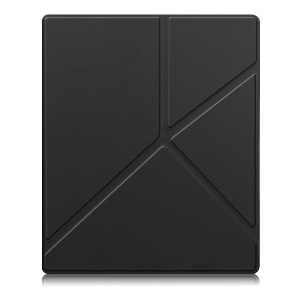 For Kobo Elipsa 2E Solid Color Deformation TPU Leather Smart Tablet Case(Black)