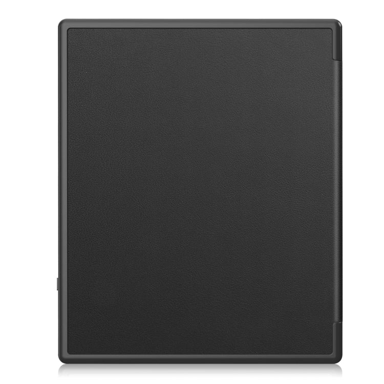 For Kobo Elipsa 2E Solid Color Deformation TPU Leather Smart Tablet Case(Black)