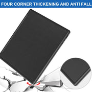 For Kobo Elipsa 2E Solid Color Deformation TPU Leather Smart Tablet Case(Black)