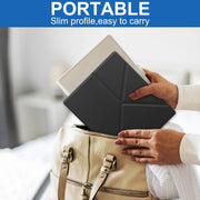 For Kobo Elipsa 2E Solid Color Deformation TPU Leather Smart Tablet Case(Black)