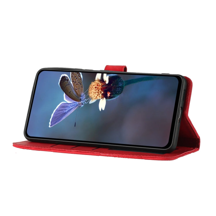 For Xiaomi Mi 11 Pro Flower Embossing Pattern Leather Phone Case(Red)