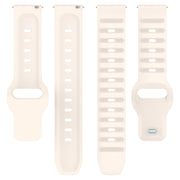 20mm Universal Dots Pattern Silicone Replacement Watch Band(Starlight Color)