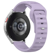 20mm Universal Dots Pattern Silicone Replacement Watch Band(Purple)