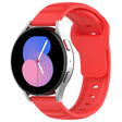 22mm Universal Dots Pattern Silicone Replacement Watch Band(Red) - 22mm Bands by PMC TechLife | Online Shopping South Africa | PMC TechLife
