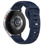 22mm Universal Dots Pattern Silicone Replacement Watch Band(Midnight Blue)
