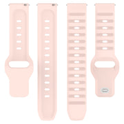 22mm Universal Dots Pattern Silicone Replacement Watch Band(Pink)