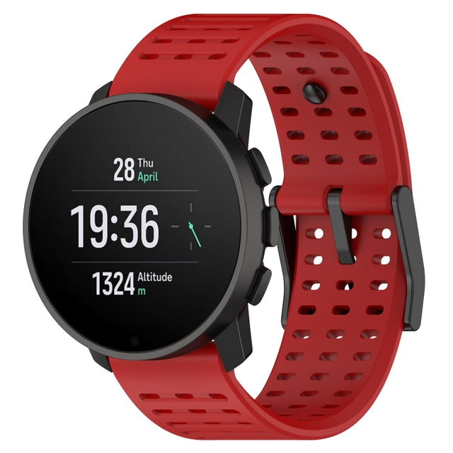 For Suunto 9 Peak Pro / Suunto Vertical Silicone Replacement Watch Band(Red)