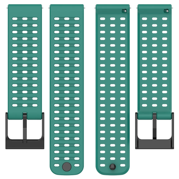 For Suunto 9 Peak Pro / Suunto Vertical Silicone Replacement Watch Band(Pine Green)