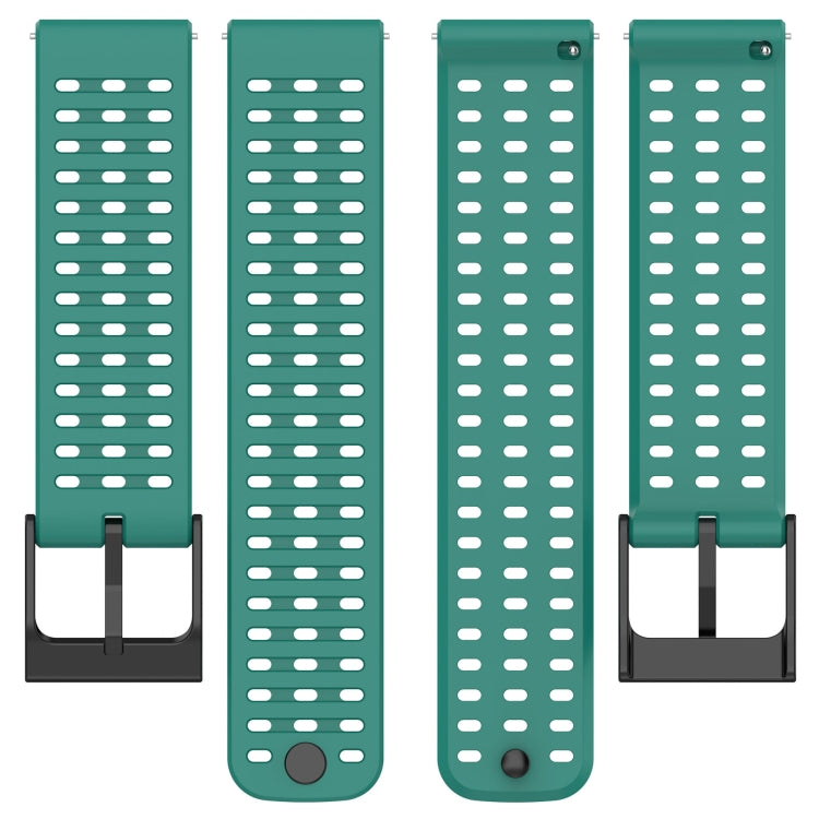For Suunto 9 Peak Pro / Suunto Vertical Silicone Replacement Watch Band(Pine Green)