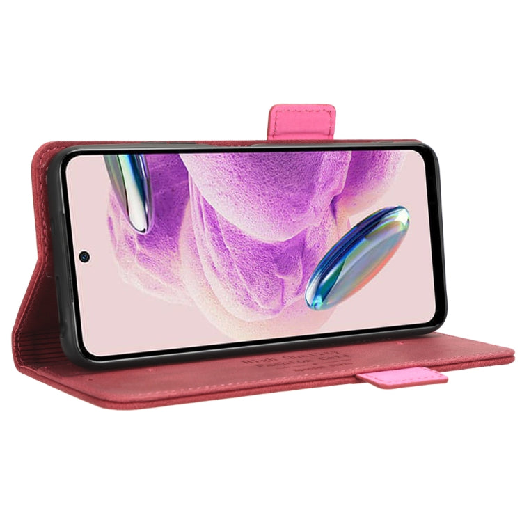 For Xiaomi Redmi Note 12S 4G Magnetic Clasp Leather Phone Case(Red) - free shipping - PMC TechLife - Order now!