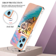 For Xiaomi Redmi Note 12 5G Global/Poco X5 5G Electroplating IMD TPU Phone Case with Ring(Dream Butterfly)