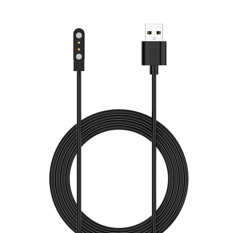 For Kieslect Smart Watch K10 / K11 Smart Watch Magnetic Charging Cable, ������:60cm(Black) - Charger by PMC TechLife | Online Shopping South Africa | PMC TechLife