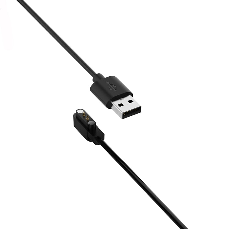 For Kieslect Smart Watch K10 / K11 Smart Watch Magnetic Charging Cable, ������:1m(Black) - Charger by PMC TechLife | Online Shopping South Africa | PMC TechLife