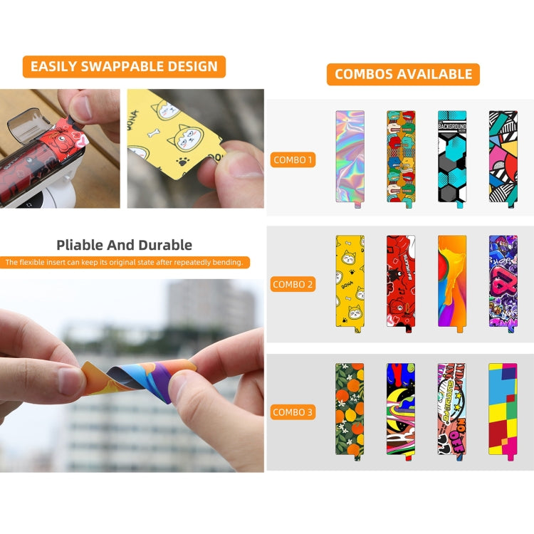 For Insta360 Flow Sunnylife IST-TZ575 Color Insert Sticker(Combo 3)