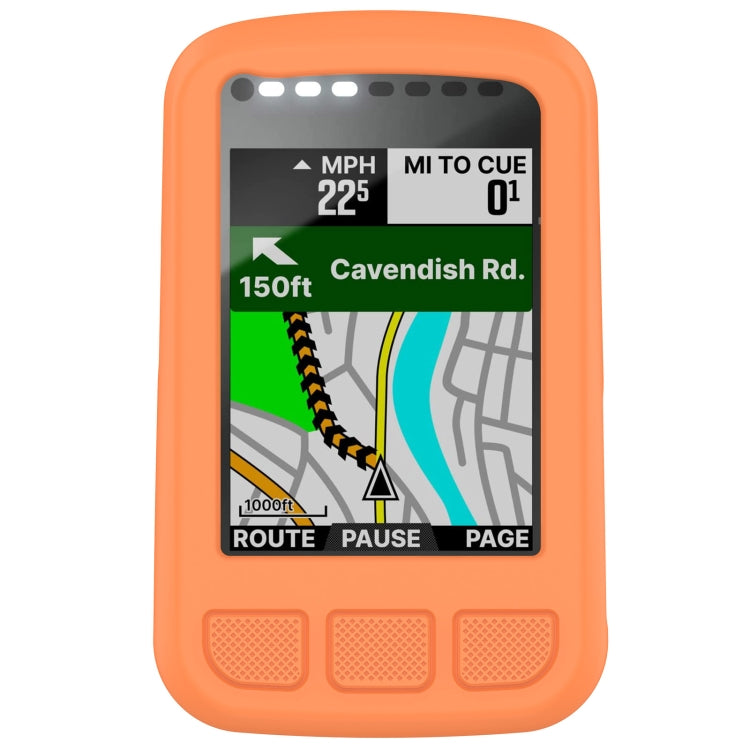 For Wahoo Elemnt Bolt V2 WFCC5 Stopwatch Silicone Protective Case(Orange) - Watch Case by PMC TechLife | Online Shopping South Africa | PMC TechLife