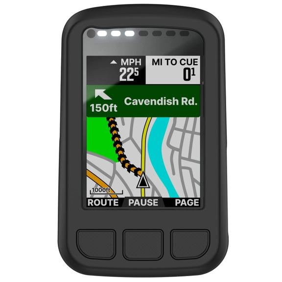 For Wahoo Elemnt Bolt V2 WFCC5 Stopwatch Silicone Protective Case(Black)