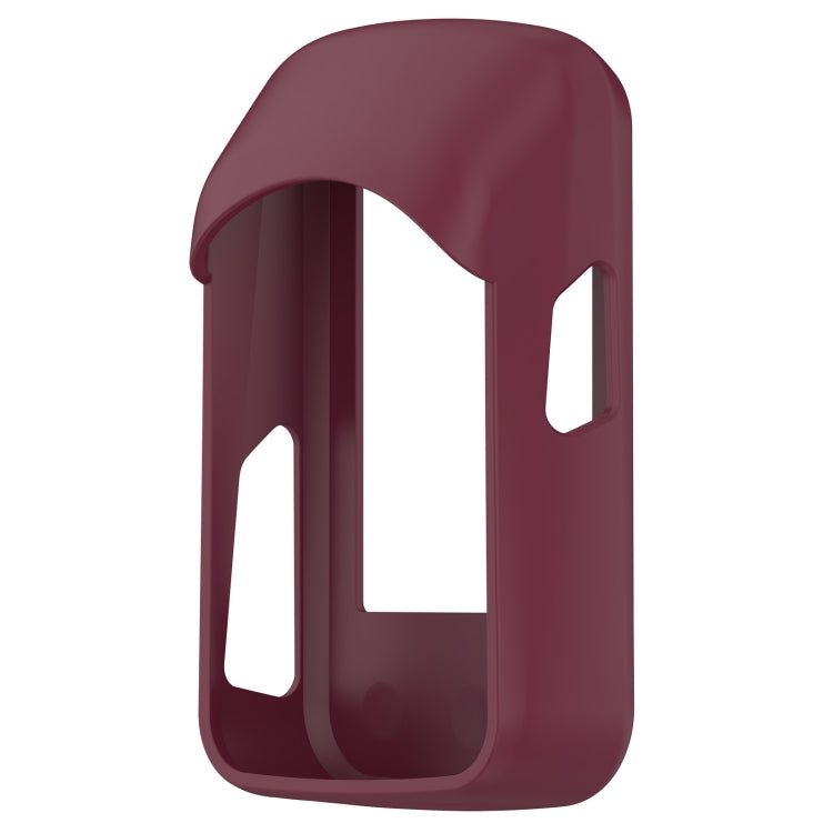 For Wahoo Elemnt Bolt V2 WFCC5 Stopwatch Silicone Protective Case(Wine Red)