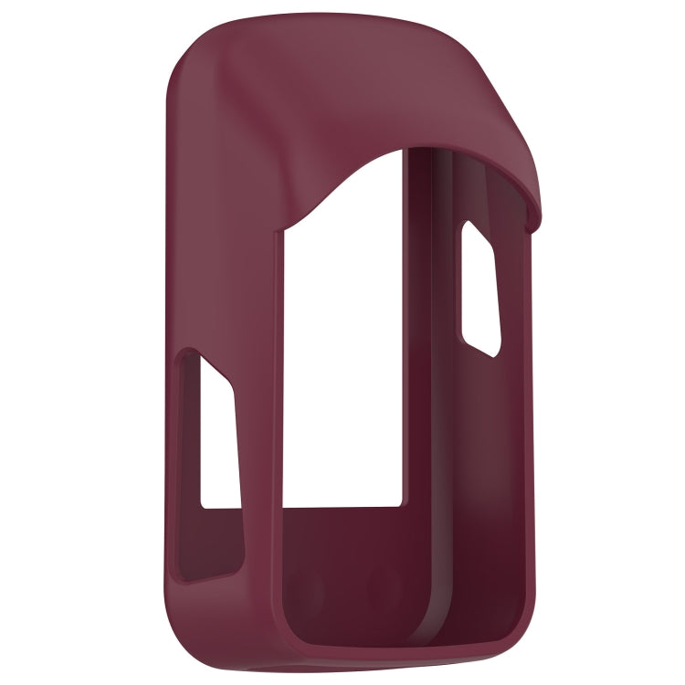 For Wahoo Elemnt Bolt V2 WFCC5 Stopwatch Silicone Protective Case(Wine Red)