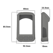 For Wahoo Elemnt Bolt V2 WFCC5 Stopwatch Silicone Protective Case(Dark Grey)