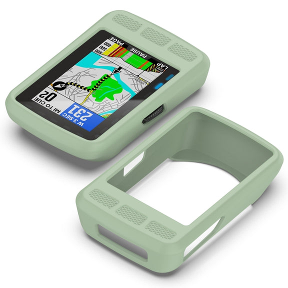 For Wahoo Elemnt Roam WFCC4 Stopwatch Silicone Protective Case(Green)