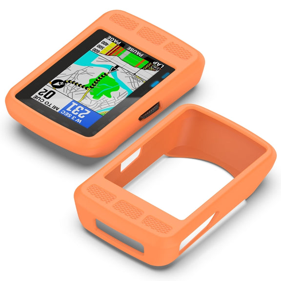For Wahoo Elemnt Roam WFCC4 Stopwatch Silicone Protective Case(Orange)